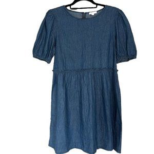 NWT AUW chambray denim dress size small